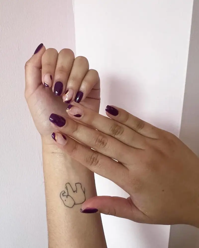 Manicura hecha en Flow Studio 27