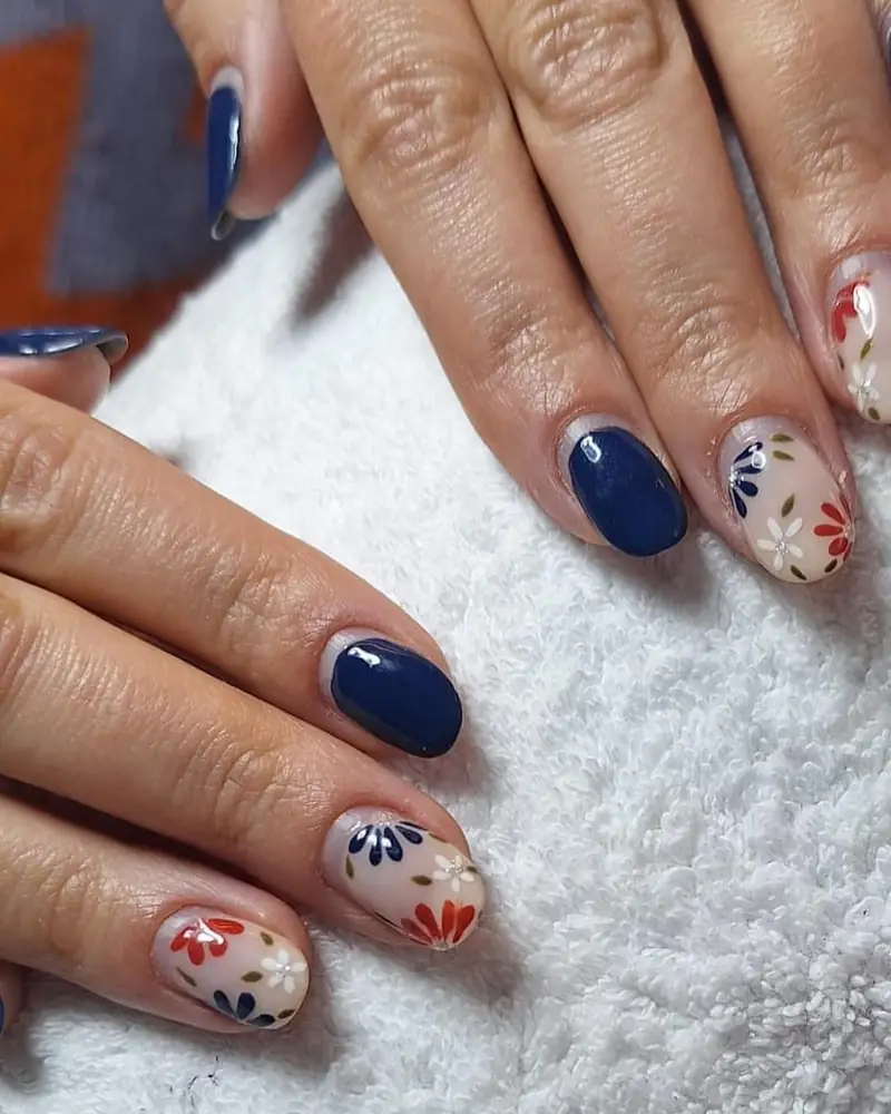 Manicura hecha en Flow Studio 27